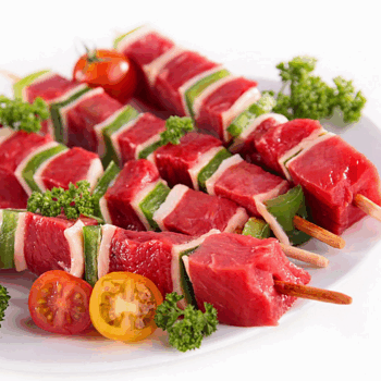 Brochette d'agneau nature
